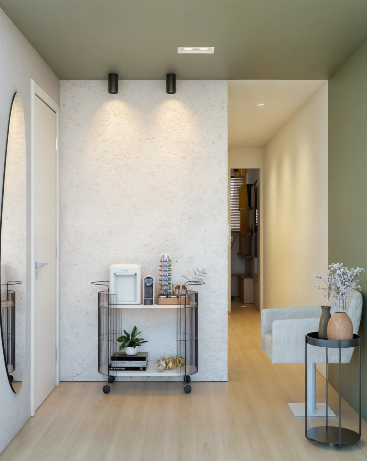 Projeto Sala 334 da Sencia Odontologia com interiores comerciais elegantes e acolhedores
